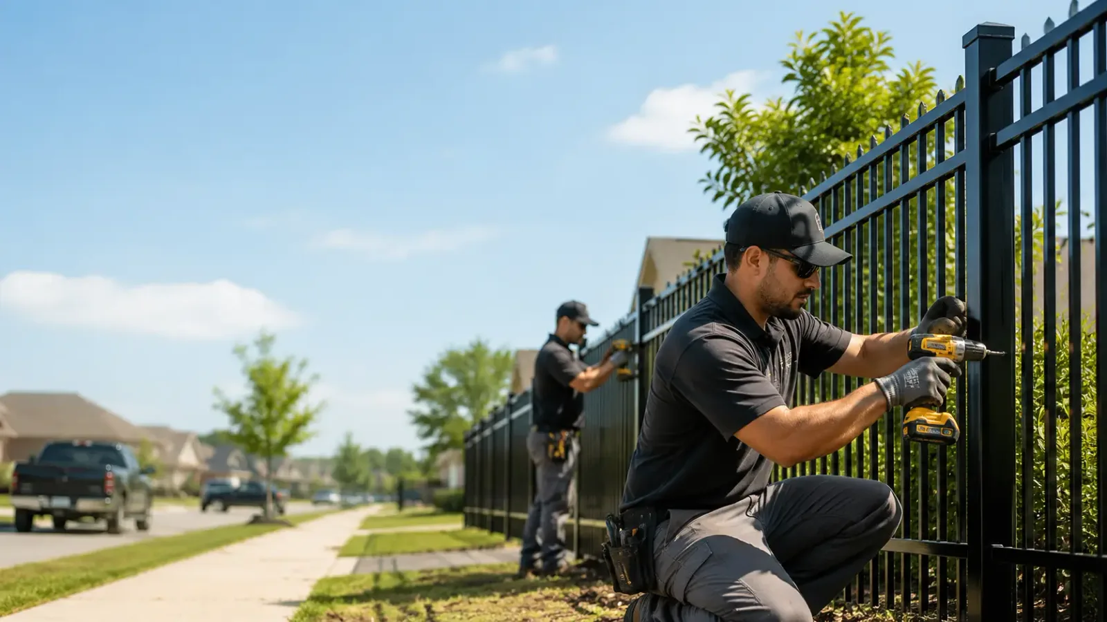 Metal Fence Installation in Laurel, MS